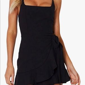 NEW Black wrap Dress XXL